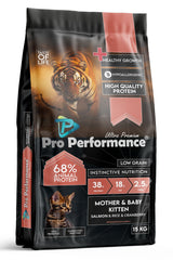 Pro Performance MotherBaby Somonlu ve Pirinçli Anne ve Yavru Kedi Maması 15 Kg