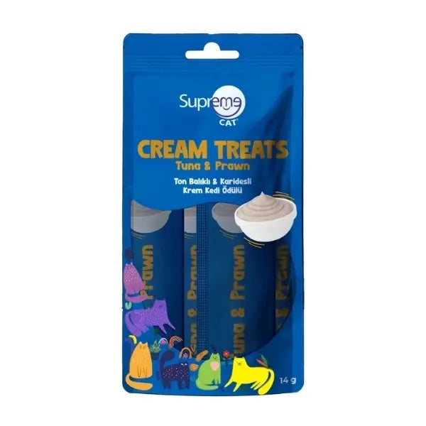 Supreme Cat Ton Balıklı ve Karidesli Sıvı Kedi Ödül Maması 1 Adet 4x14 Gr