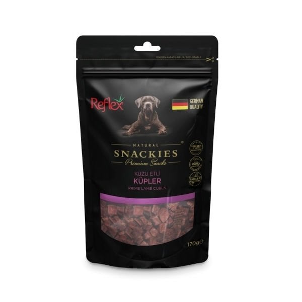 Reflex Snackies Natural Kuzu Etli Küp Tahılsız Köpek Ödül Maması 1 Adet 80 Gr