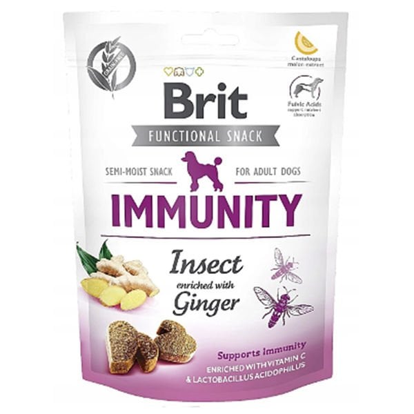 Brit İmmunity İnsect Böcek Larvalı ve Zencefilli Köpek Ödül Maması 1 Adet 150 Gr