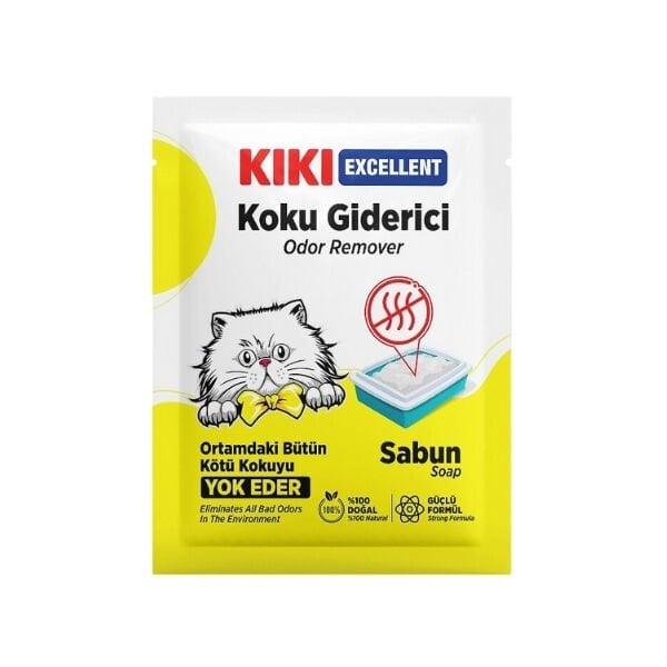 Kiki Excellent Kedi Kumu Koku Giderici 25 Gr Sabunlu