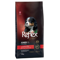 Reflex Plus Junior Kuzu Etli ve Pirinçli Büyük Irk Yavru Köpek Maması 18 Kg