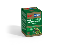 Kiki Excellent Goko D3 Kalsiyum Reptivit Sürüngenler ve Amfibiler için Toz Mineral 100 Gr