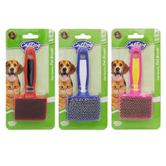Catdoglife Masaj Uçlu Kedi ve Köpek Tüy Tarama Fırçası Renkli