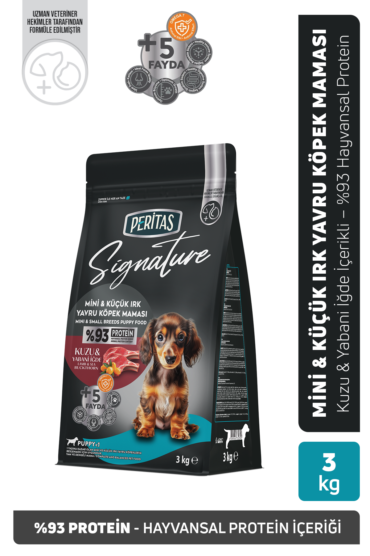 Signature Kuzulu Küçük Irk Yavru Köpek Maması 3 Kg