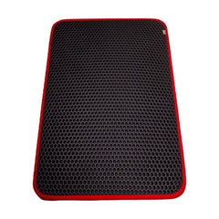 Cattie Altıgen Model Kum Toplayıcı Fonksiyonel Kedi Paspası Medium Kırmızı 37x50 Cm