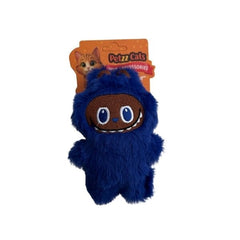 PetzzCats Matatabi Labubu Peluş Kedi Oyuncağı Lacivert 16x10 Cm