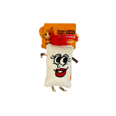 PetzzCats Mrs. Mata Matatabi ve Çıngırak Sesli Peluş Kedi Oyuncağı Beyaz 15x12 Cm