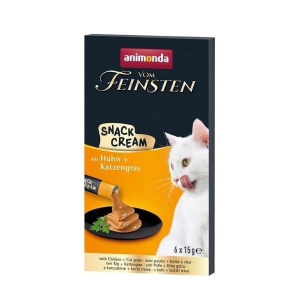 Animonda Snack Carny Tavuklu ve Kedi Otlu Sıvı Kedi Ödül Maması 1 Adet 6x15 Gr