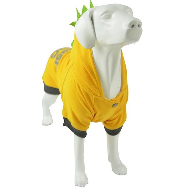 Lindo Dogs Jurassic Dog Sweatshirt Köpek Kıyafeti Sarı Beden 6