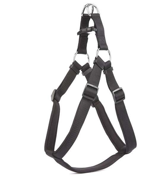 Doggie Comfort Dokuma Ronin Köpek Göğüs Tasması Xlarge Siyah 2.5x65-75 Cm