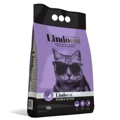 Lindocat Double Action Argan Yağı ve Lavanta Kokulu Topaklanan Kedi Kumu 1 Adet 10 Lt
