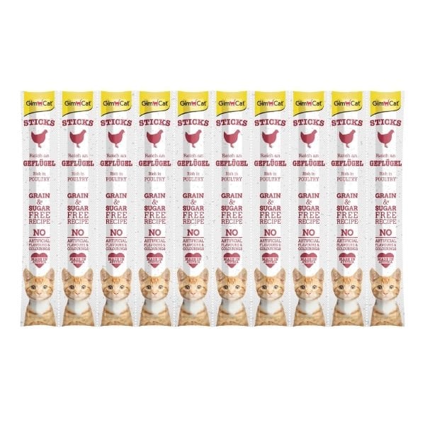 Gimcat Sticks Kümes Hayvanlı Çubuk Kedi Ödül Maması 1 Adet 50 Gr