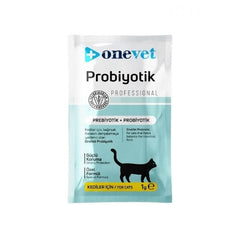 OneVet Sindirim ve Bağışıklık Güçlendirici Kediler için Probiyotik Saşe 1 Gr 30 Adet