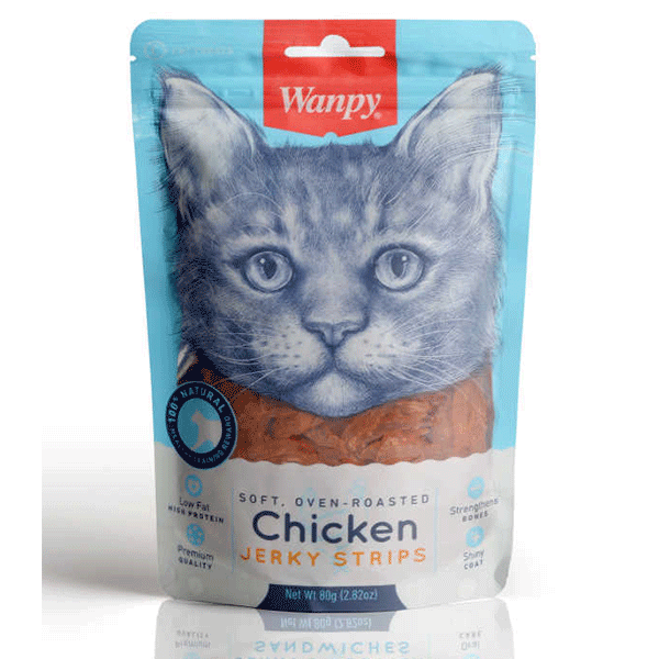 Wanpy Oven Roasted Tavuklu Yumuşak Taneli Kedi Ödül Maması 1 Adet 80 Gr