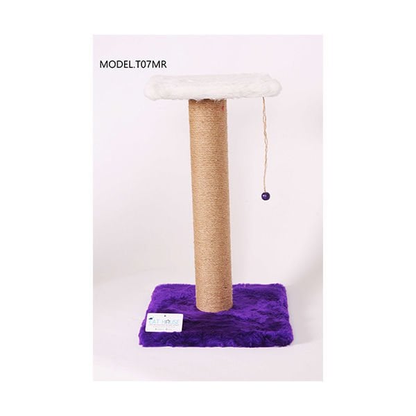 Cat Hause T07 Tablalı Kedi Tırmalama Tahtası Mor 58 Cm