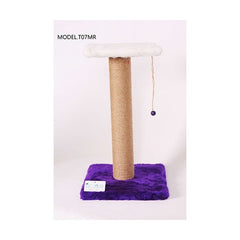 Cat Hause T07 Tablalı Kedi Tırmalama Tahtası Mor 58 Cm