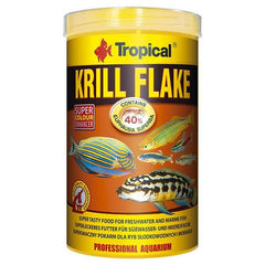 Tropical Krill Flakes Tropikal Balıklar için Krill İçerikli Pul Balık Yemi 100 Ml 20 Gr