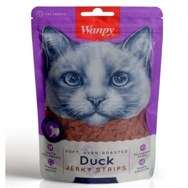 Wanpy Ördekli Fileto Yumuşak Kedi Ödül Maması 1 Adet 80 Gr